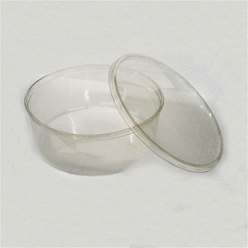 9.75 inch 128 oz Clear Punched Deli Cups with Lids