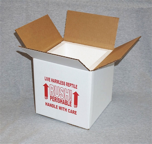 Insulated Reptile Shipping Box (9x9x9)